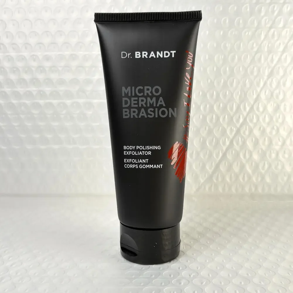 Dr Brandt Microdermabrasion Body Polishing Exfoliator 3.5oz New Scrub Vegan